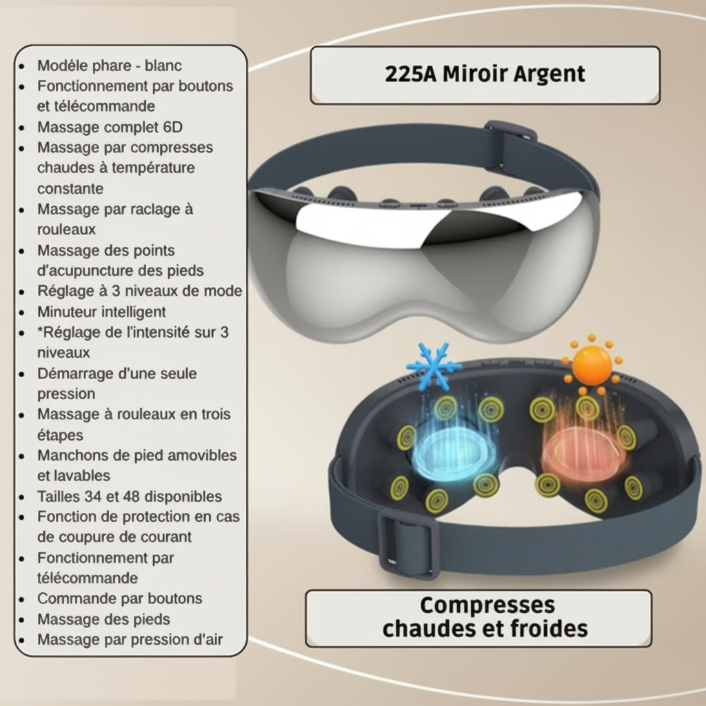 Massage yeux Chaud & Froid