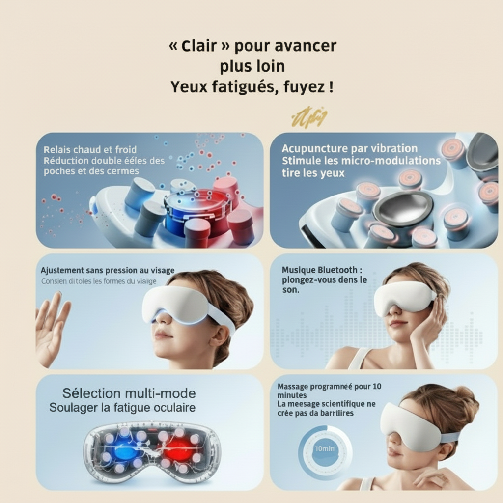 Massage yeux Chaud & Froid