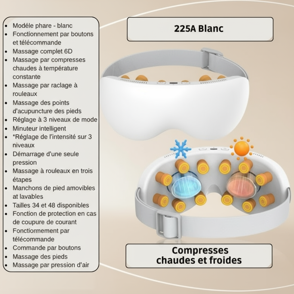 Massage yeux Chaud & Froid