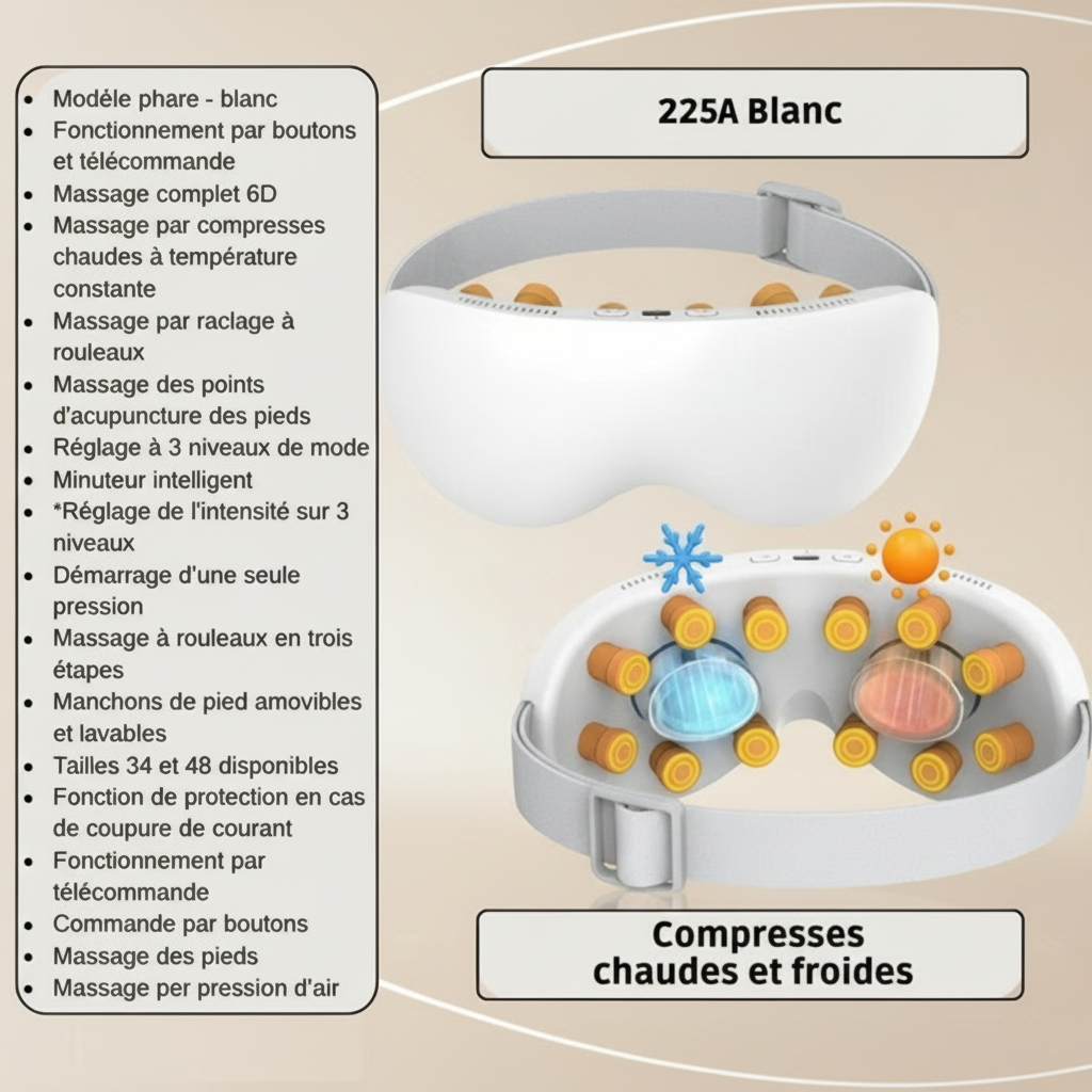 Massage yeux Chaud & Froid