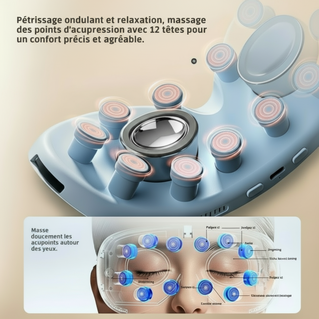Massage yeux Chaud & Froid