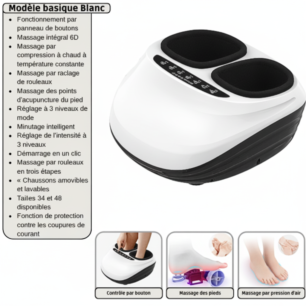 Appareil de Massage Pieds 6D