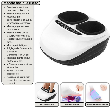 Appareil de Massage Pieds 6D