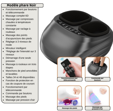 Appareil de Massage Pieds 6D