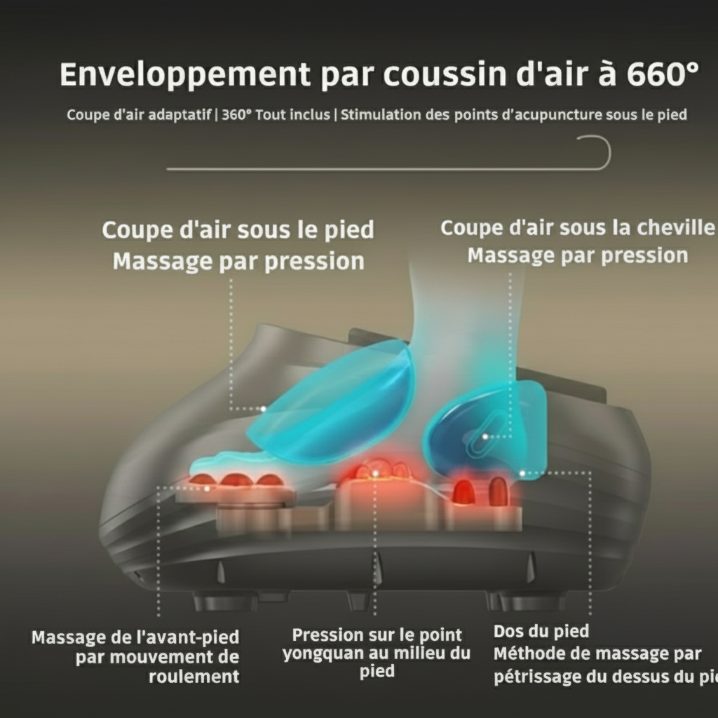 Appareil de Massage Pieds 6D