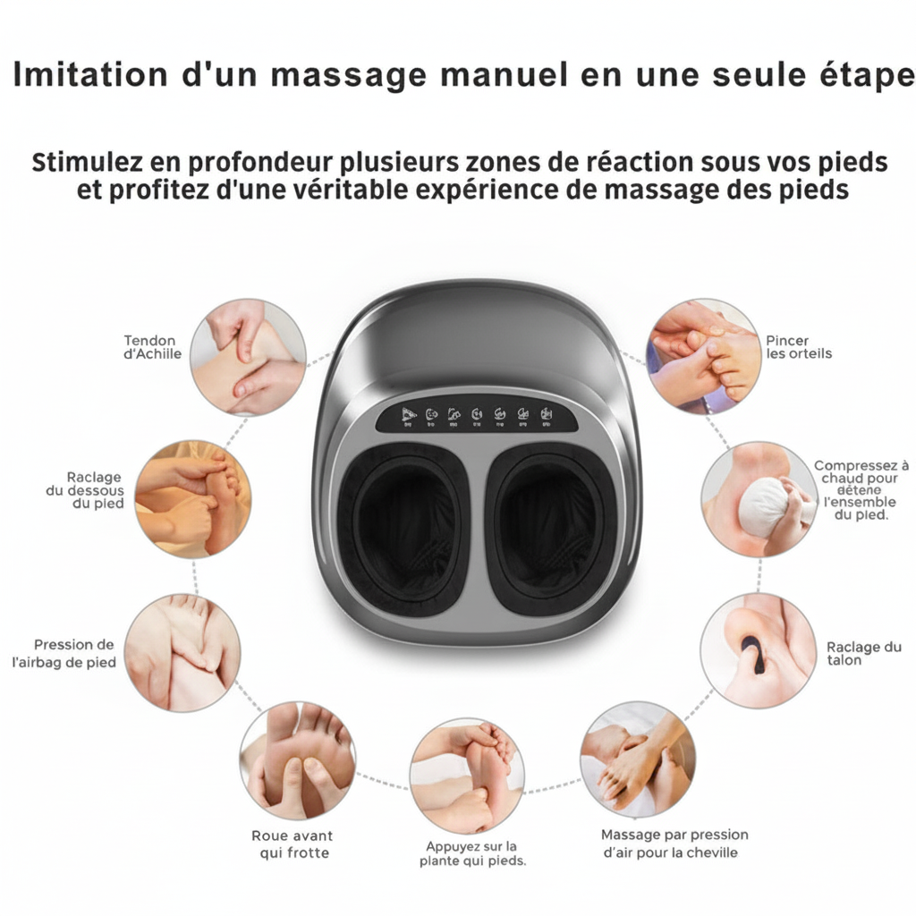 Appareil de Massage Pieds 6D